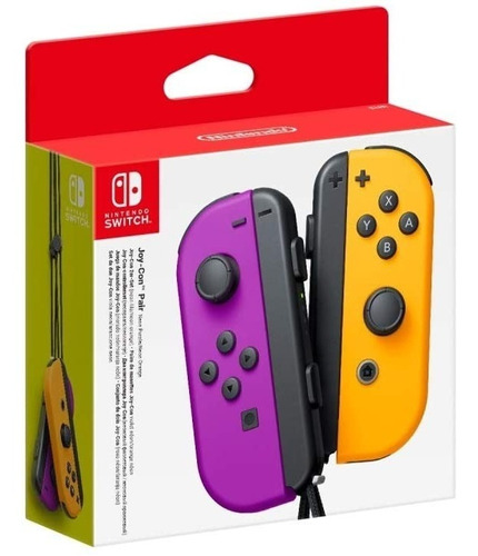 Controles Joy Con Nintendo Switch Amarillo Morado Originales