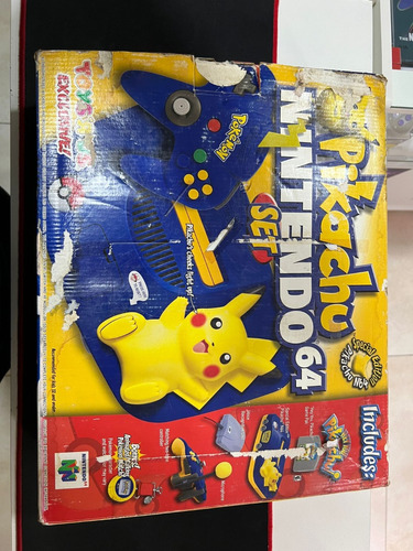 Nintendo 64 Pikachu Set Edição Especial Pokemon