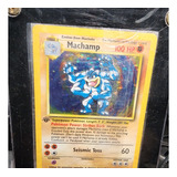 Tarjeta Pokemon Machamp Primera Edición 1999 Sellada