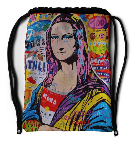 Tula Deportiva Impermeable Monalisa Pop Art