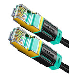 Cable De Red Ftp Cat8 Mallado 40gbps 2000mhz Samzhe 3 Metros