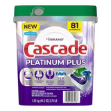 Detergente Lavavajillas Cascade Platinum Plus 81 Capsulas