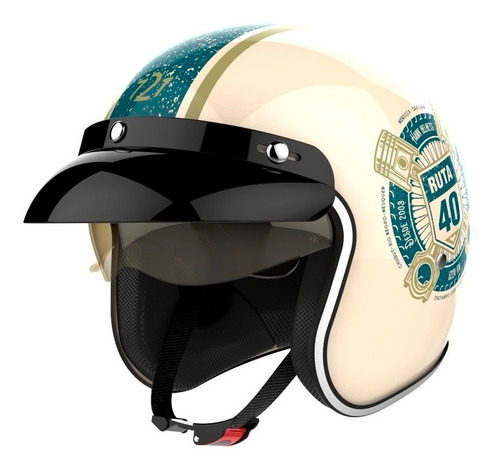 Casco Hawk 721 Abierto Vintage Cafe Racer Sti Motos