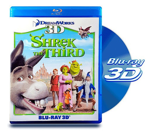 Blu Ray 3d Shrek Tercero