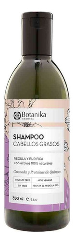 Shampoo Vegano Cabellos Grasos Botanika X350 Ml