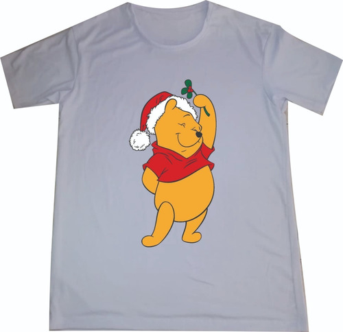 Camisetas Navideñas Navidad Winnie Pooh Navideño