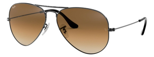 Lentes De Sol Aviator Marrón Degradé Ray-ban Rb302500451