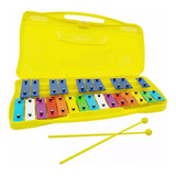 Metalofono Cromatico Infantil Escolar 25 Notas Musicales 