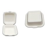 Envase Biodegradable / Porta Sándwich / Hamburguesa (50 Uds)