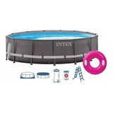 Pileta Estructural Intex Ultra Frame 427x107 Con Bomba + Acc