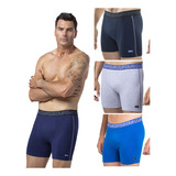 Pack X3 Dufour Boxer Hombre Algodon/lycra C/elastico A 12058