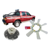 Kit Paleta + Polea Viscosa Para Toyota Hilux 2.8 Motor 3l  