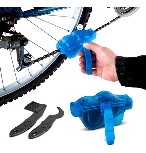 Kit Limpiador Cadena Bicicleta Cepillo Mantenimiento B80