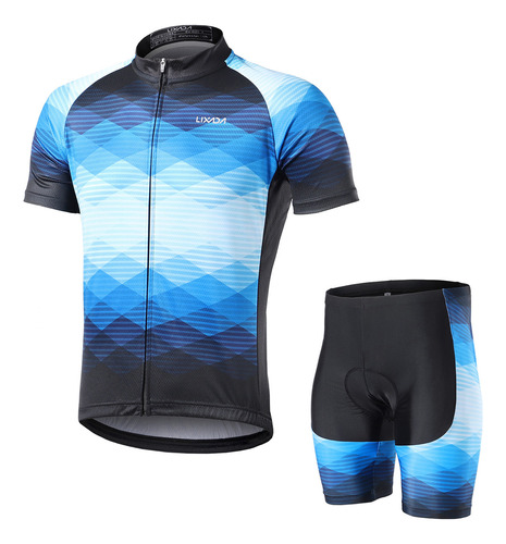 Traje De Ropa De Manga Corta Lixada Para Hombre Cycling Jers