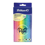 Lapices De Colores Pelikan Pastel C/12pzs