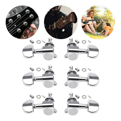 6 Clavijas De Afinación Para Guitarra Eléctrica O Acústica Argent