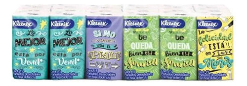 Pañuelo Facial Kleenex 24 Paquetes De 15 Pañuelos Desechabl Kleenex Pañuelos Desechables En Paquete - Pack X 24 X 24 Unidades C/u