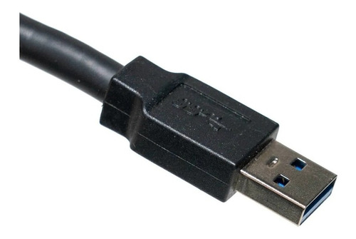 Cabo Extensor Usb 3.0 Amplificado Com 5 Metros Cor Preto