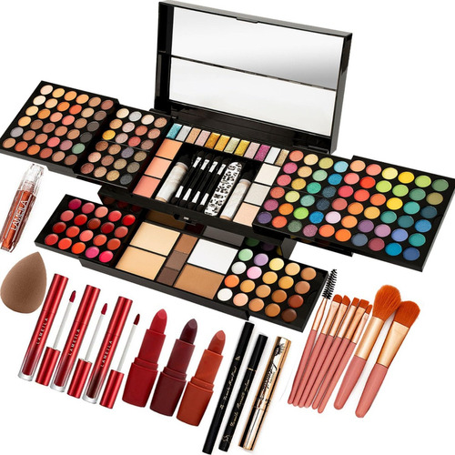 187 Colores Paleta De Maquillaje Profesional Kit Combinado