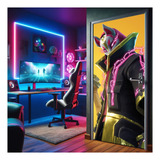 Vinilo Decorativo Adhesivo Para Puertas Fortnite 3 Gamer 