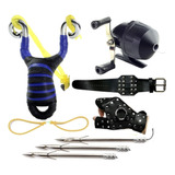 Kit Pesca Atiradeira Estilingue Spincast 6 Completo