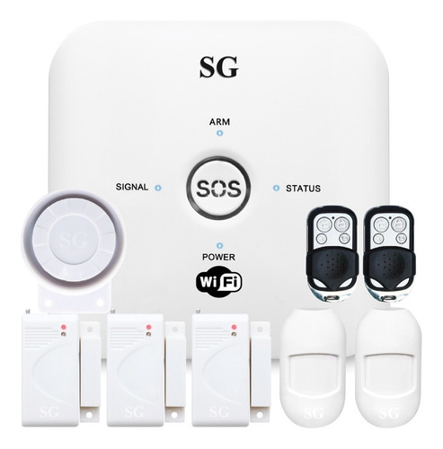 Alarma Kit Wifi Gsm Plus Control App Google Alexa Inalambrica Seguridad Sensores Alerta Celular Sistemas Casa Negocio