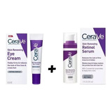 Cerave Kit Skin Renewing Eye Cream Y Retinol Serum