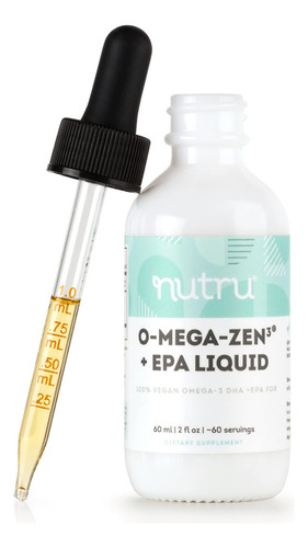 Aceite De Linaza  Nutru O-mega-zen3 +epa Vegan Omega 3 Dha E