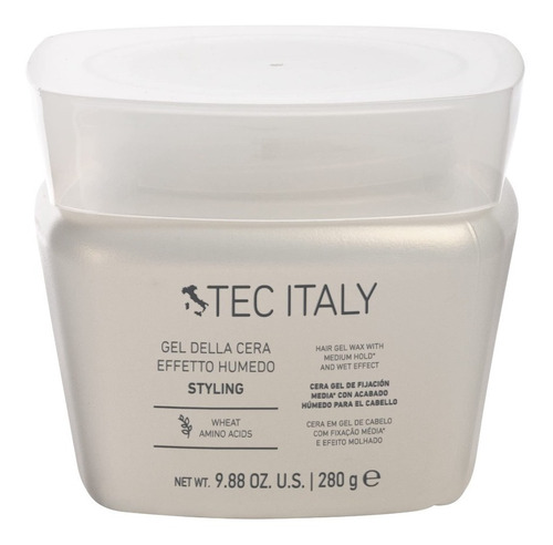 Gel Della Cera Efecto Humedo Original Tec Italy 280 G 