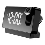 Proyector Led Digital Reloj Despertador Pared Techo Alarma