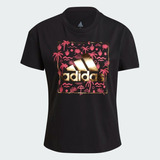 Camiseta adidas Estampada Big Logo Foil Feminina Gl0921