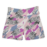 Bikini Short Para Niña Estampado Lila