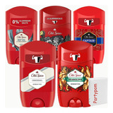 Old Spice - Desodorante Variado Para Hombres, Paquete De 5