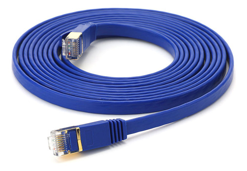 Cable Ethernet, Cable Cat Speed Azul De 20 M Con Parche