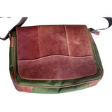 Morral Cuero Lona Bolso Cartera Morrales Hombre Fabricante