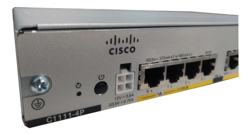 Cisco Isr 1100 Mod. C1111-4p Na Caixa Original Zero  Sem Uso