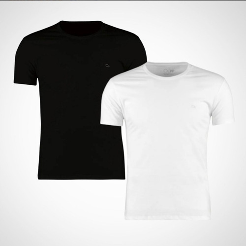 Kit 2 Camiseta Básica Masculina Ogochi Lisa Premium Sortidas