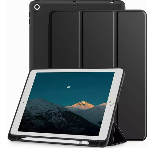 Funda Para iPad 10.2'' iPad De 9ª 8ª 7ª Generacion Negro  