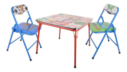 Mesa Escritorio Con Silla Infantil Armable Para Niños