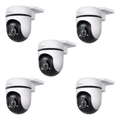 Kit 5 pzas TAPO C500 Cámara de Seguridad Full Hd 360 grados Color Blanco Protección IP65 Visión nocturna | Envío gratis