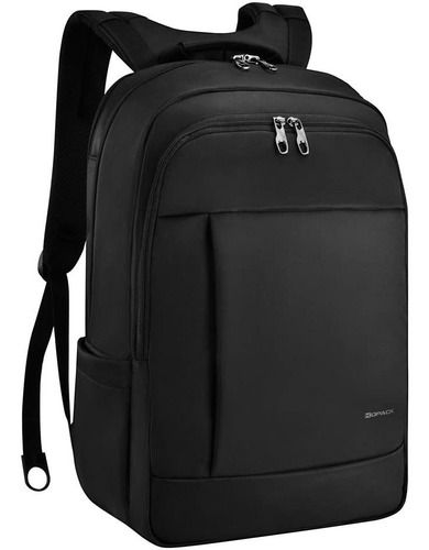 Mochila Impermeable Negra Para Laptop Hasta 17 Pulgadas