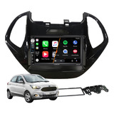 Stereo Pantalla 7 Pulgadas Car Play Para Ford Ka Negro