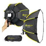 Soft Octabox Montagem Rapida Suporte Para Flash Speedlight