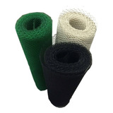  Tejido Malla Plástica Rombo Jardín 2 Mts X 1 Mt Negro