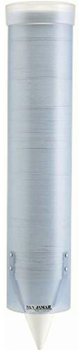 San Jamar C3165 Medium Pull Type Water Cup Dispenser, Fits