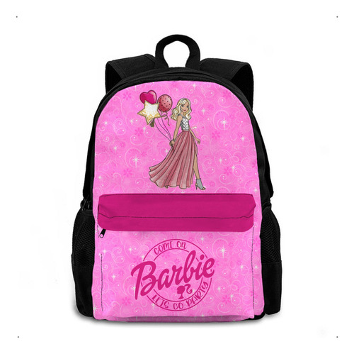 Mochila Barbie Bolsa Escolar Volta As Aulas Menina Top