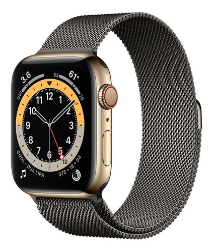Apple Watch Series 6 44 Acero Gold Milanese Loop Gps 4g
