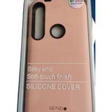 Funda Recubierta En Silicona Skin Souft Para Moto G8 Plus 