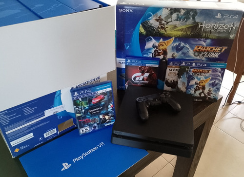 Sony Playstation 4 Ps4 Slim 1tb + Vr + Camara + Juegos