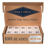 100 Navajas Afeitar Rasurar De Doble Filo Gillette King C ®